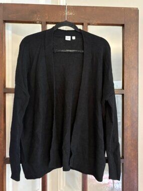 GAP Black Cardigan, Size Medium